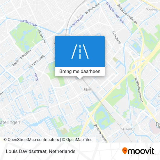 Louis Davidsstraat kaart