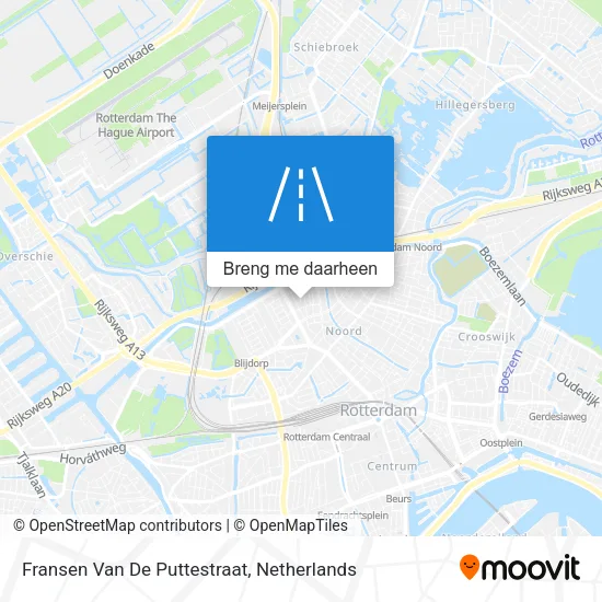 Fransen Van De Puttestraat kaart