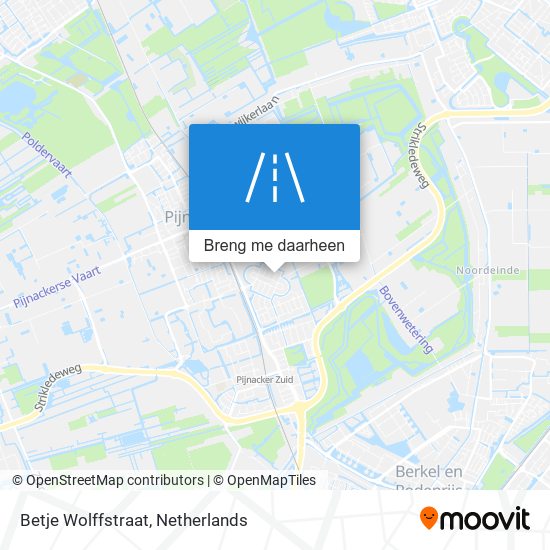 Betje Wolffstraat kaart