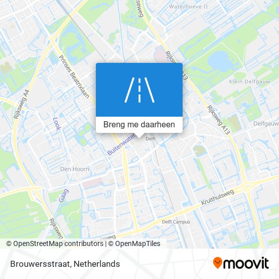 Brouwersstraat kaart