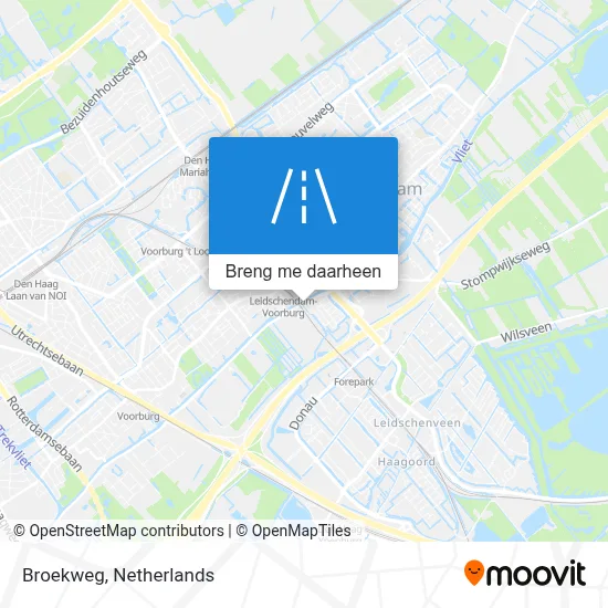 Broekweg kaart