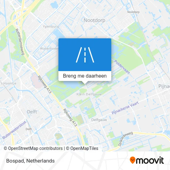 Bospad kaart