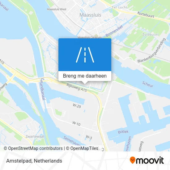 Amstelpad kaart