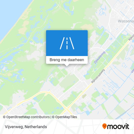 Vijverweg kaart