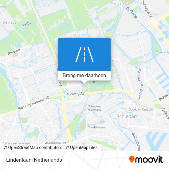 Lindenlaan kaart