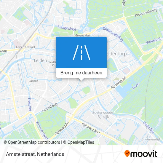 Amstelstraat kaart