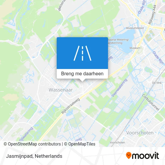 Jasmijnpad kaart