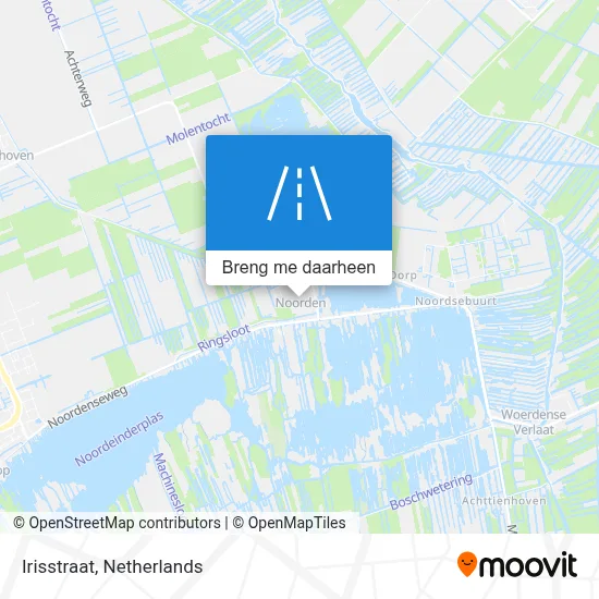 Irisstraat kaart
