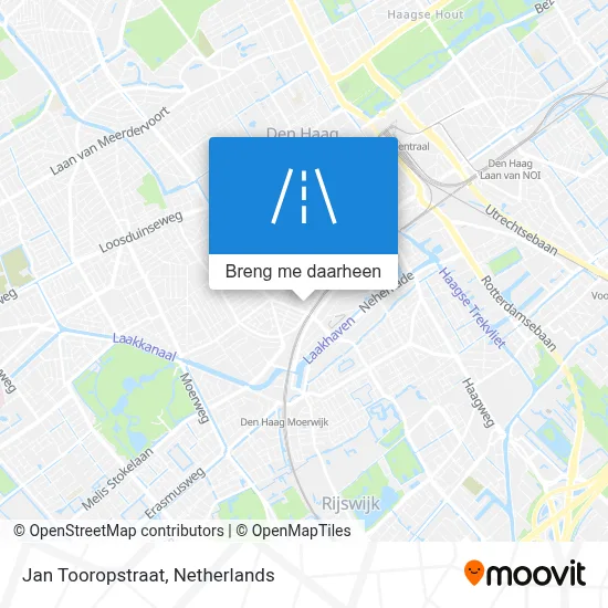 Jan Tooropstraat kaart