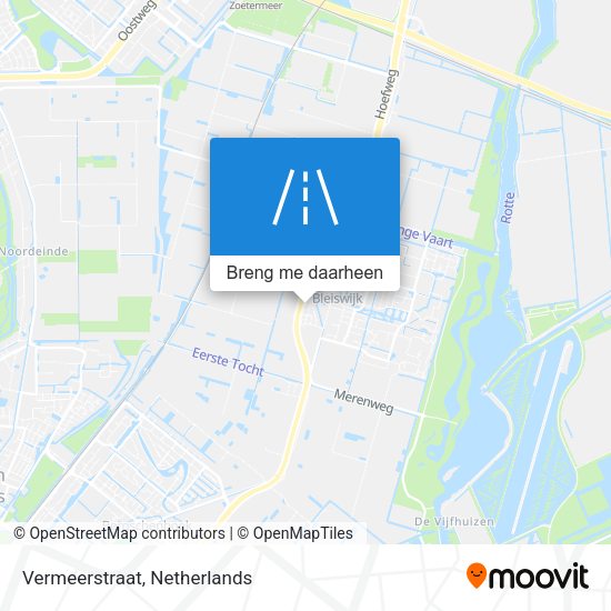 Vermeerstraat kaart