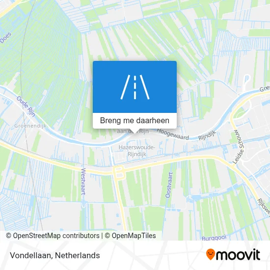 Vondellaan kaart