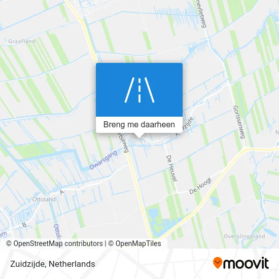 Zuidzijde kaart