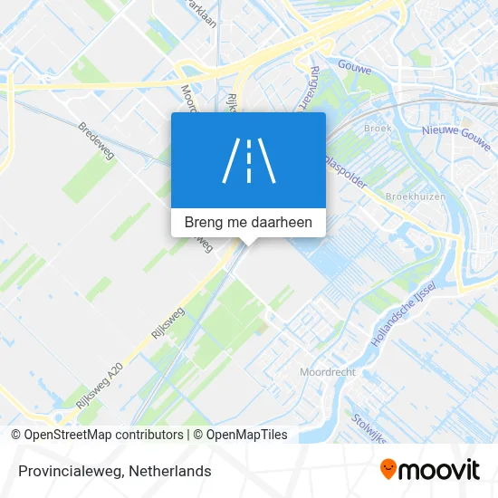 Provincialeweg kaart