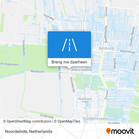 Noordeinde kaart