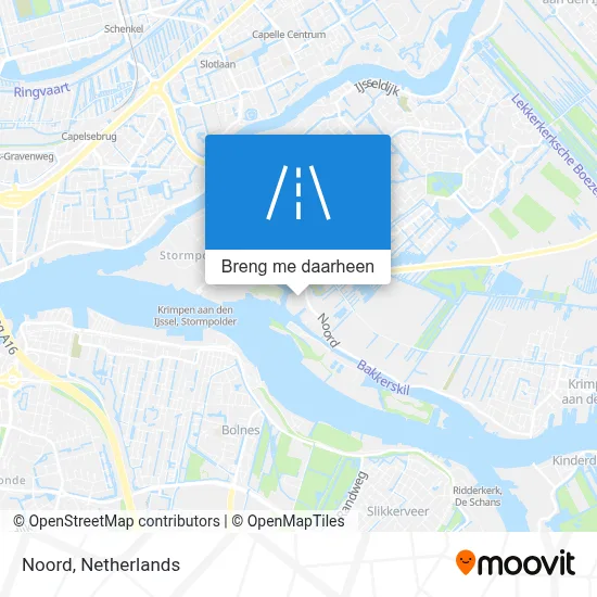 Noord kaart