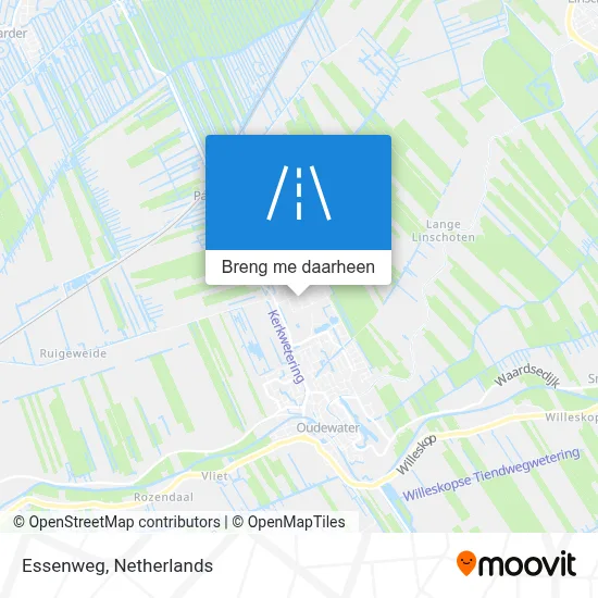 Essenweg kaart