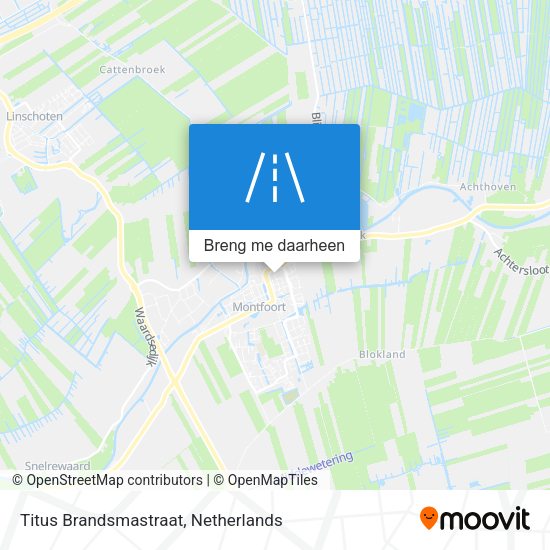 Titus Brandsmastraat kaart