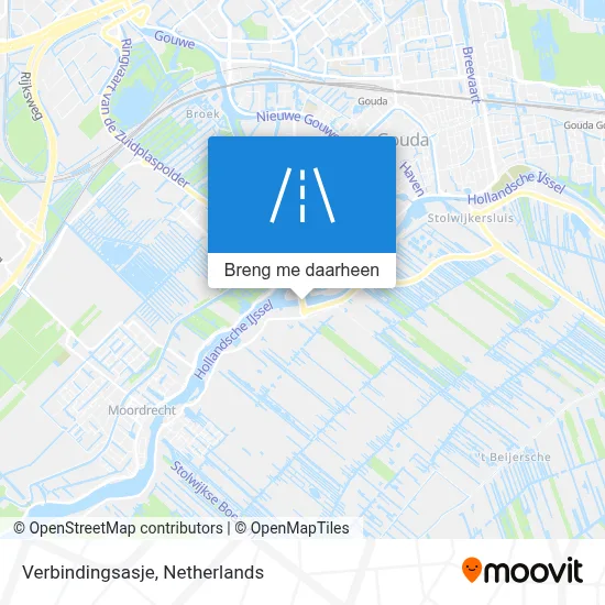 Verbindingsasje kaart