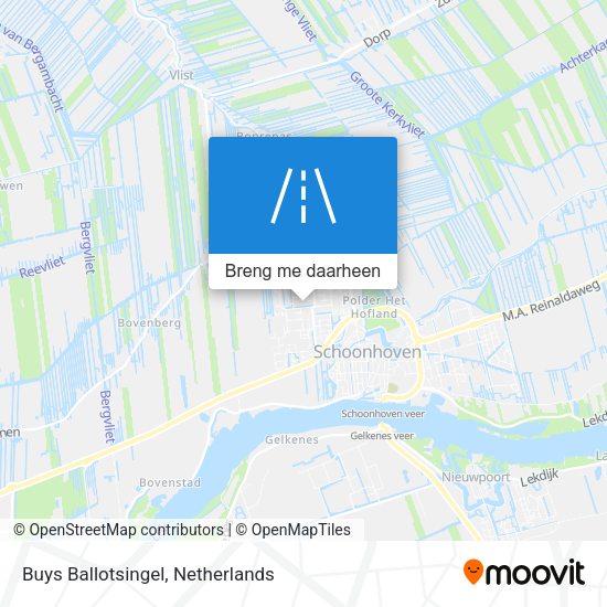 Buys Ballotsingel kaart