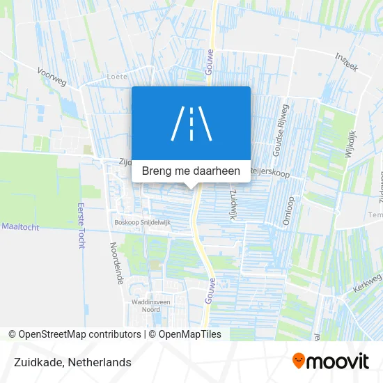 Zuidkade kaart