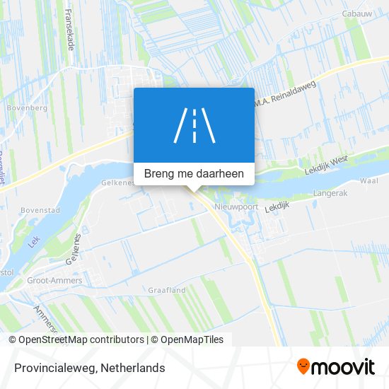 Provincialeweg kaart