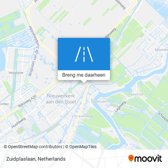 Zuidplaslaan kaart