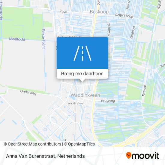 Anna Van Burenstraat kaart