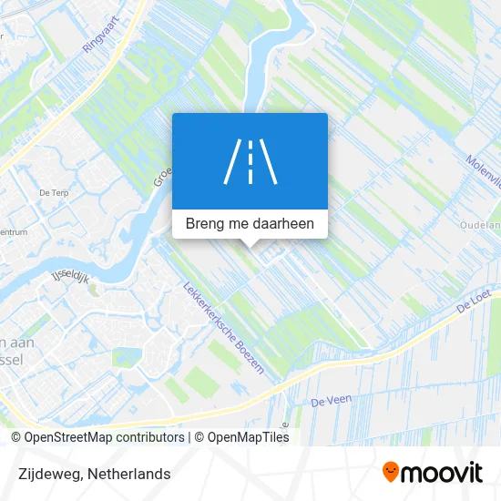 Zijdeweg kaart