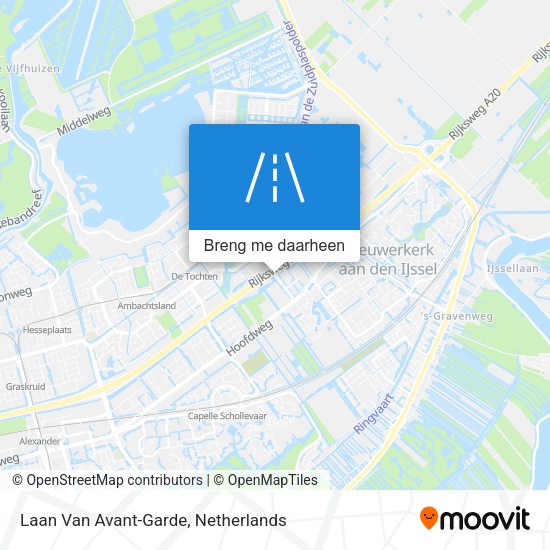 Laan Van Avant-Garde kaart