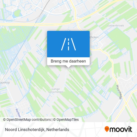 Noord Linschoterdijk kaart