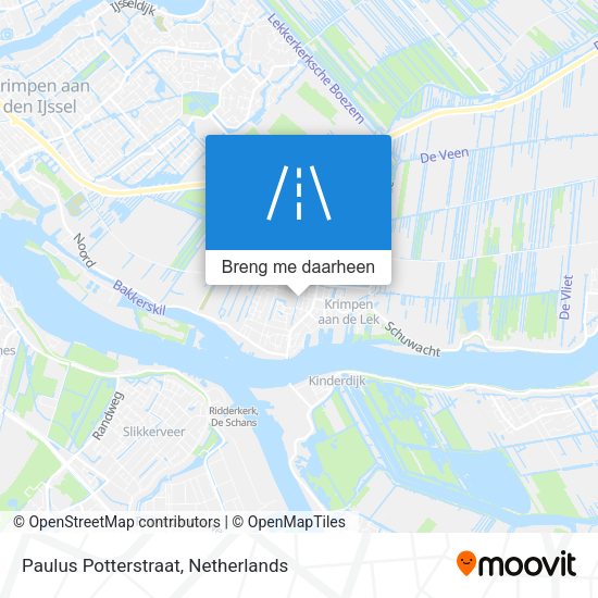 Paulus Potterstraat kaart