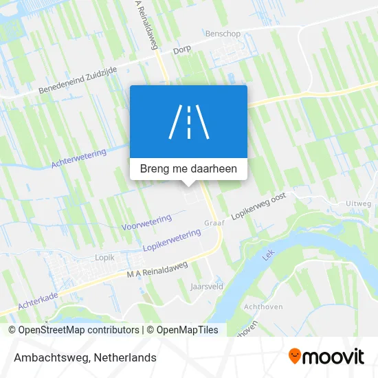 Ambachtsweg kaart