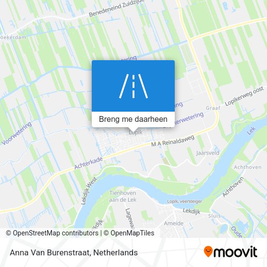 Anna Van Burenstraat kaart