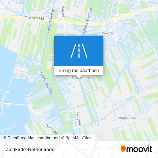 Zuidkade kaart