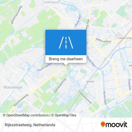 Rijksstraatweg kaart