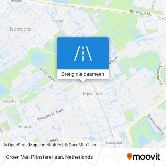 Groen Van Prinstererlaan kaart