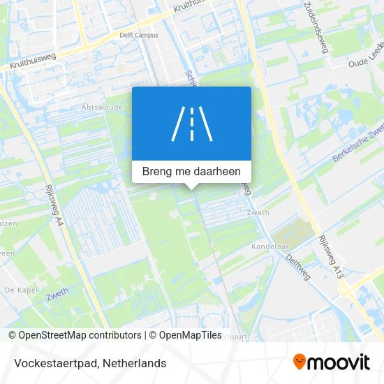 Vockestaertpad kaart