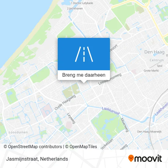 Jasmijnstraat kaart