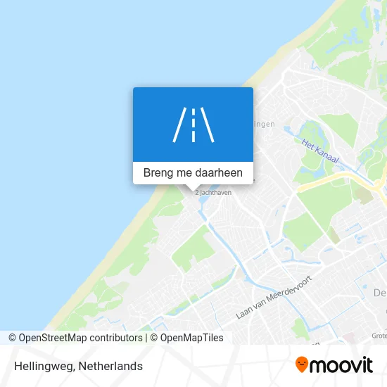 Hellingweg kaart