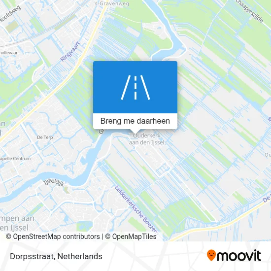 Dorpsstraat kaart