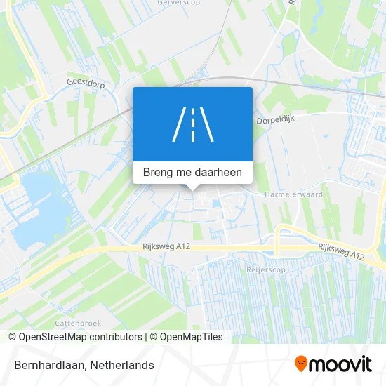 Bernhardlaan kaart
