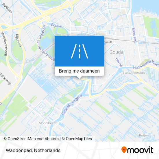 Waddenpad kaart