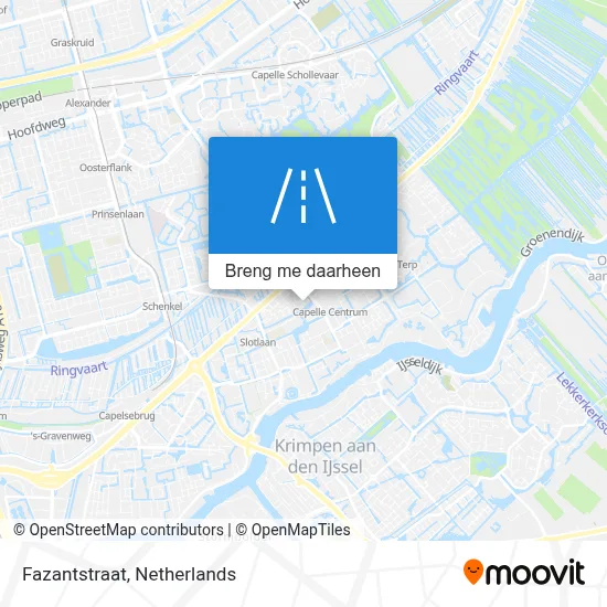 Fazantstraat kaart