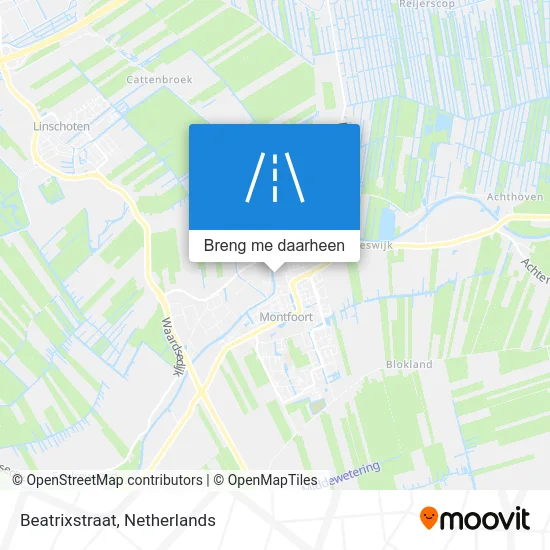 Beatrixstraat kaart
