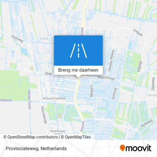 Provincialeweg kaart