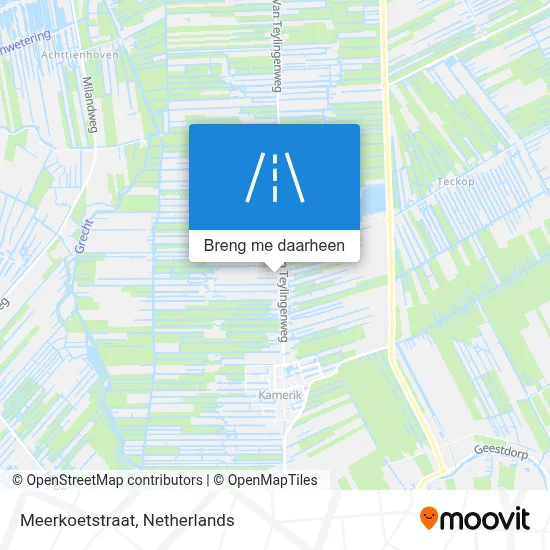 Meerkoetstraat kaart