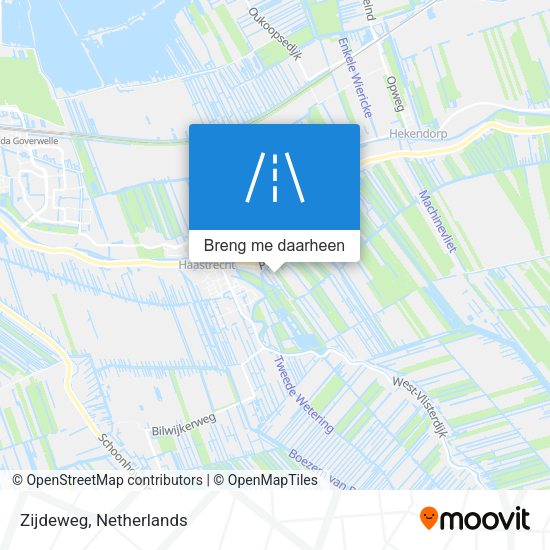 Zijdeweg kaart