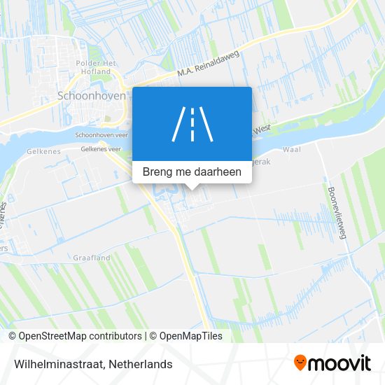 Wilhelminastraat kaart