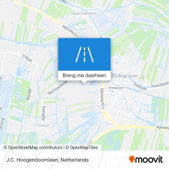 J.C. Hoogendoornlaan kaart