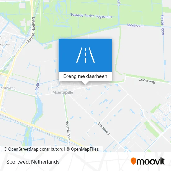 Sportweg kaart
